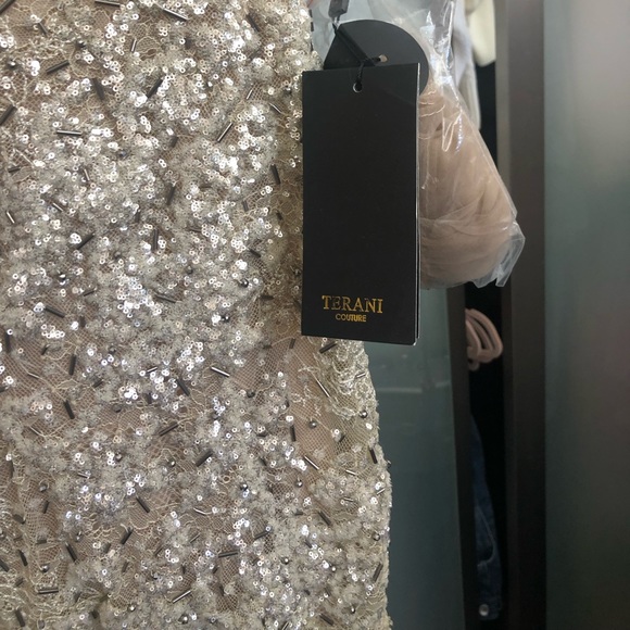 Terani Couture Embellished Dress NEW - Picture 9 of 10
